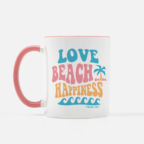 Love Beach Happiness Mug