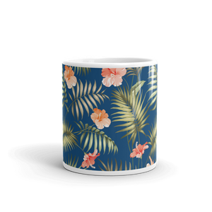 Blue Hibiscus Mug