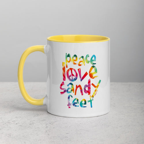 Peace Love Sandy Feet Mug