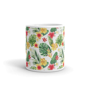 Hibiscus Print Mug